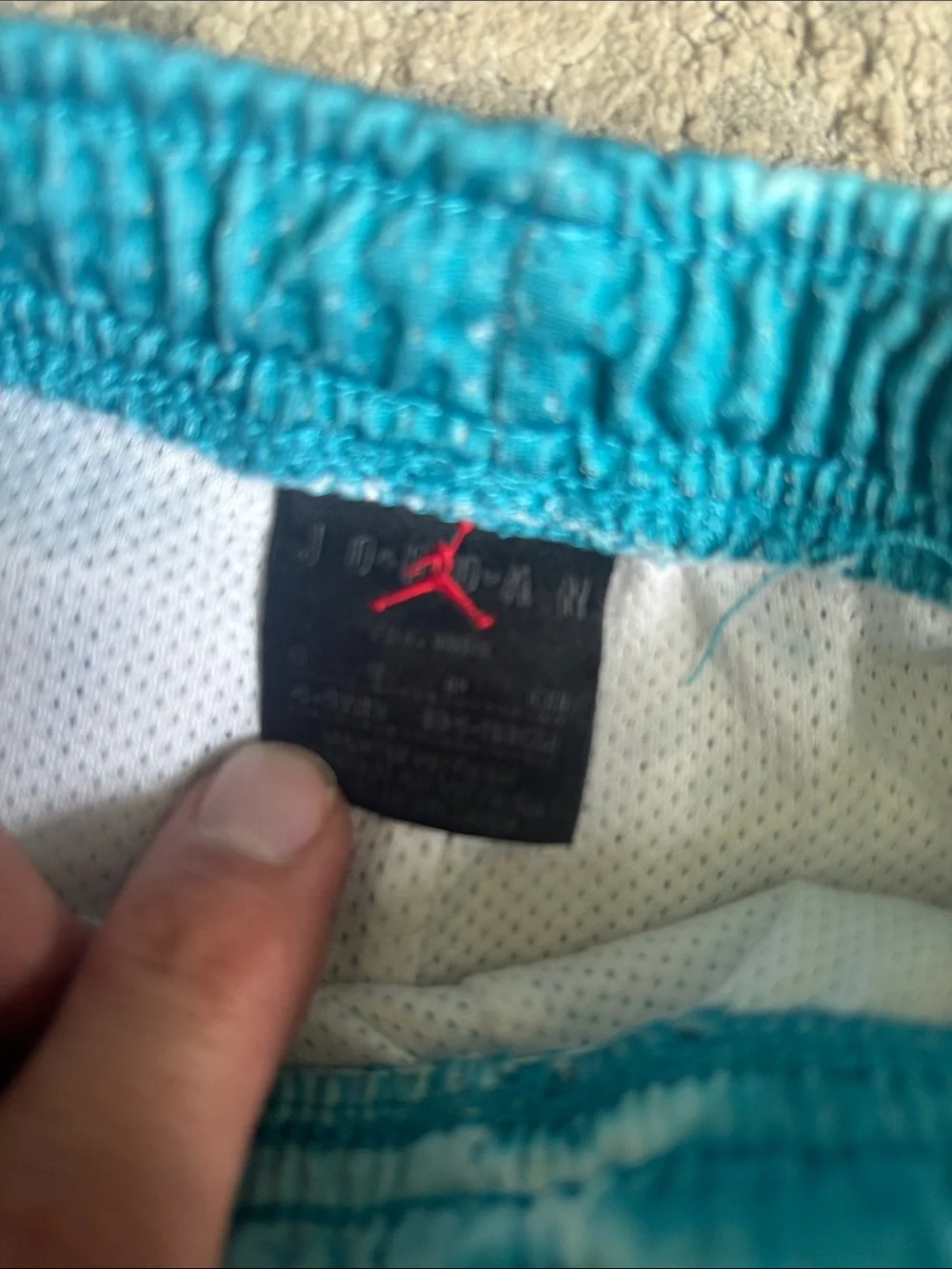 Jordan Men’s Athletic Shorts - Teal and White